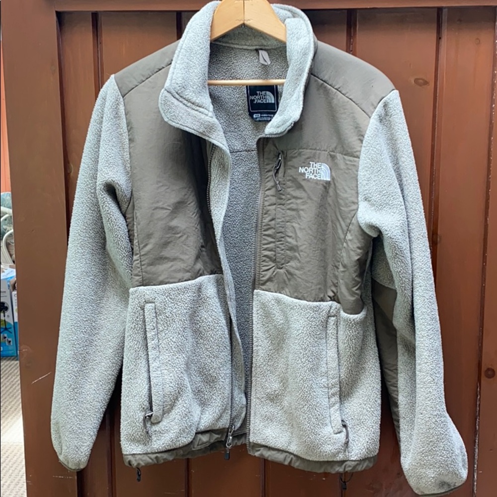 Brown north face jacket
